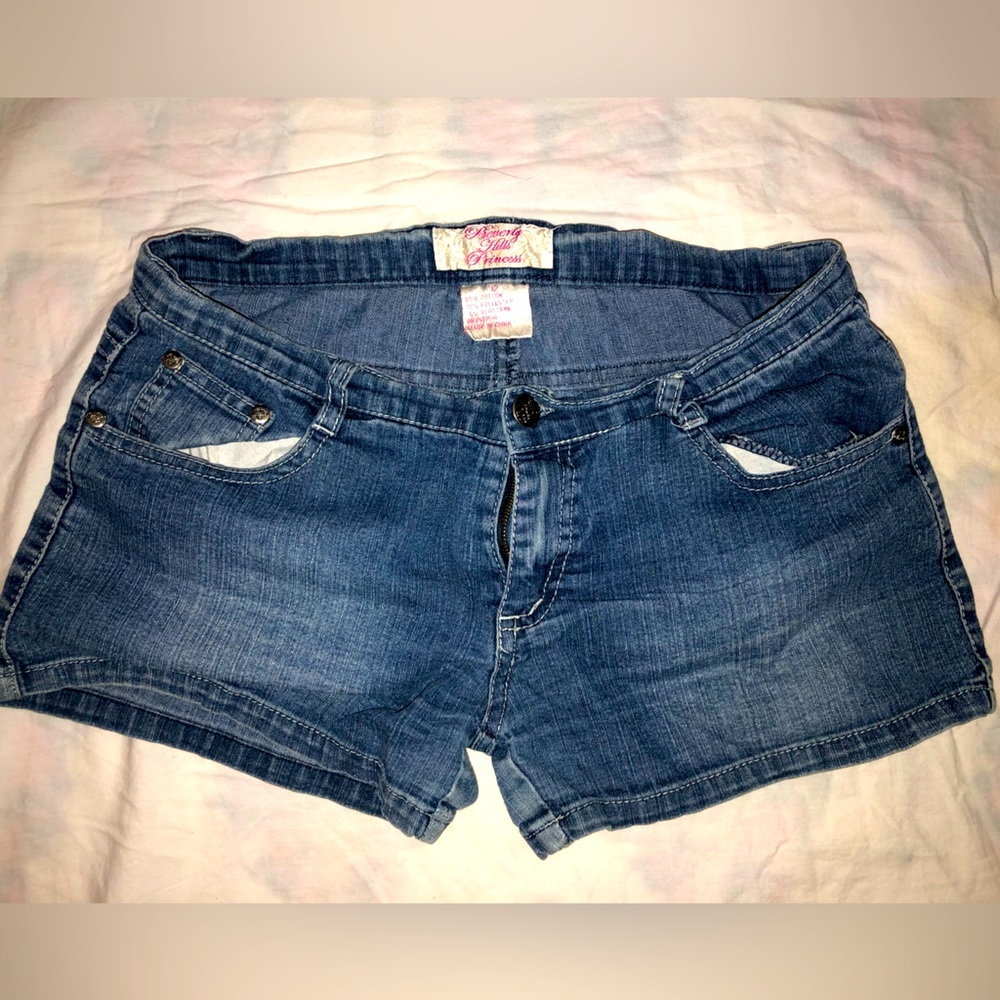 Beverly Hills princess jean shorts